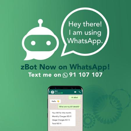 Zain’s Smart Assistant zBot Now On WhatsApp