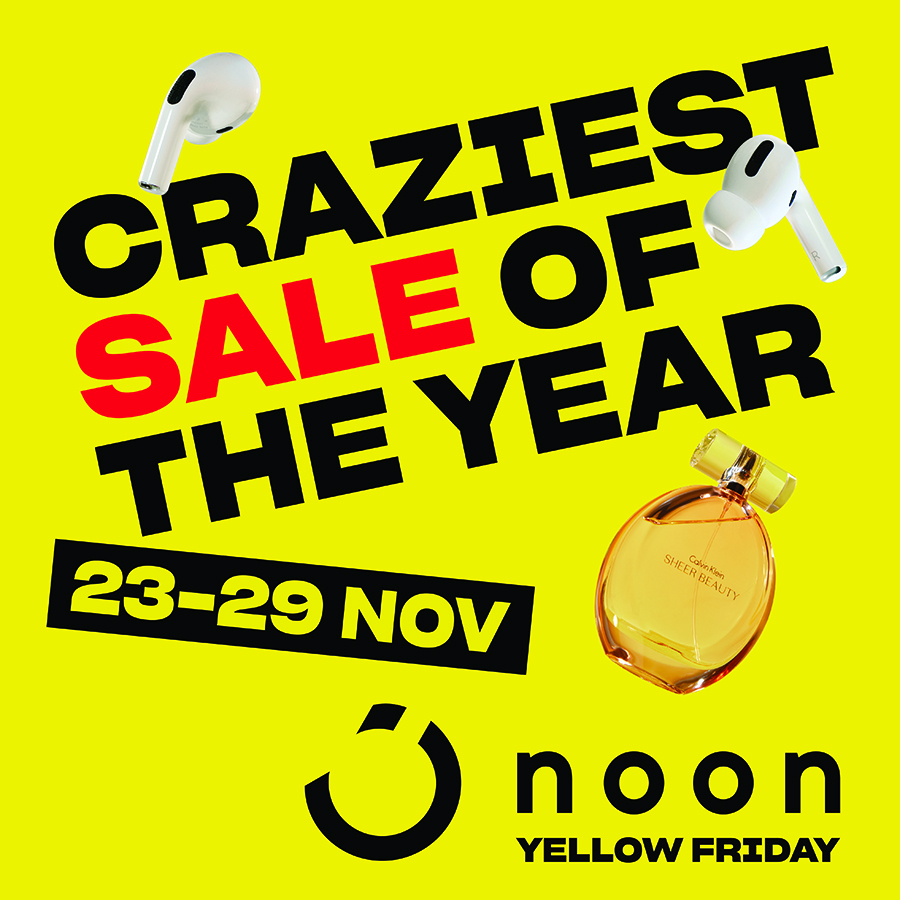 Noon.com Announces Its biggest Yellow Friday Sale yet