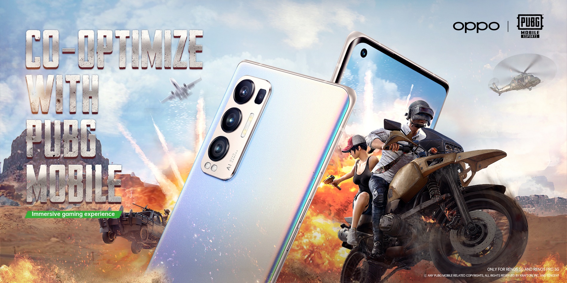 OPPO Reno5 Series Named The Official Smartphone Partner Of PUBG MOBILE Esports In The MEA Region 2021