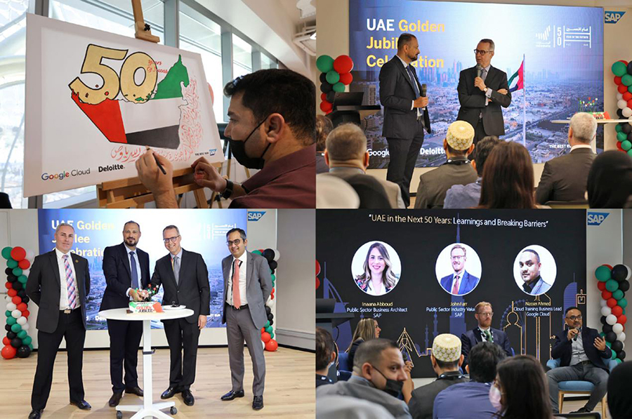 SAP, Google Cloud, And Deloitte Celebrate The UAE’s Golden Jubilee At SAP House On Expo 2020 Dubai Site