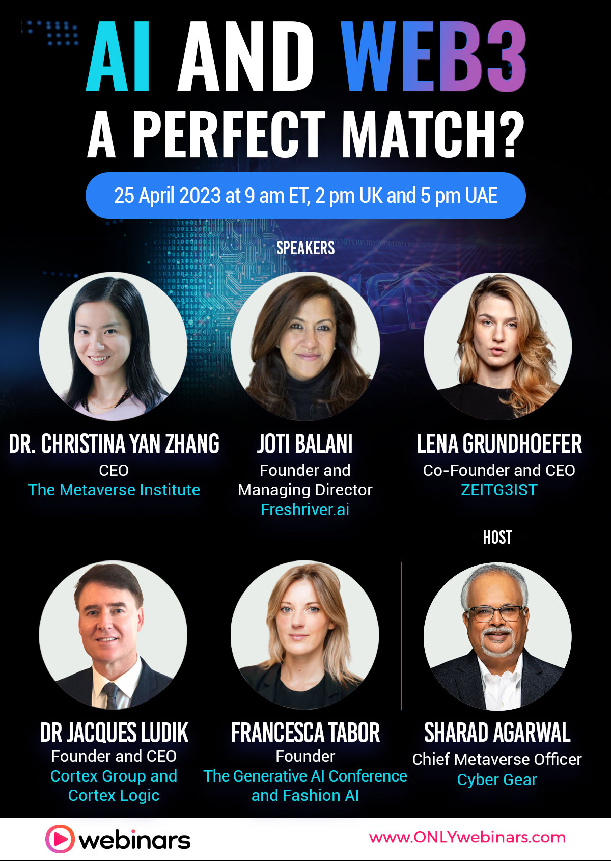 ONLYwebinars.com To Host Webinar Entitled – AI And Web3: A Perfect Match?