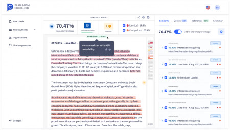 PlagiarismCheck.Org Released ChatGPT Content Detector to Help Educators Maintain Academic Integrity