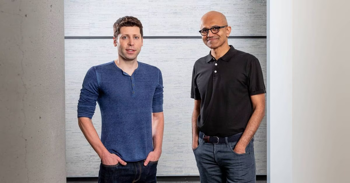 Sam Altman and Satya Nadella talk: Artificial Intelligence is as important as the birth of the internet