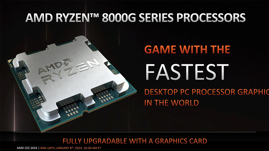 AMD launches the first Ryzen 8000G series desktop processor built for gaming performance and combined with artificial intelligence applications – mashdigi – technology, new products, interesting news, trends