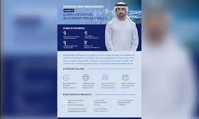 In Line With Mohammed Bin Rashid’s Directives To Establish Dubai As The world’s Fastest, And Most Agile And Future-Ready City Hamdan Bin Mohammed Launches The Dubai Universal Blueprint For Artificial Intelligence