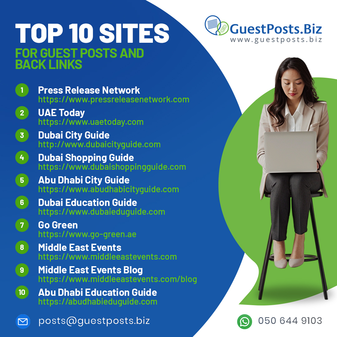 Top 10 Sites For Guest Posting And Back Links